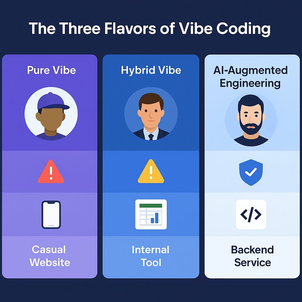 The Spectrum of Vibe Coding