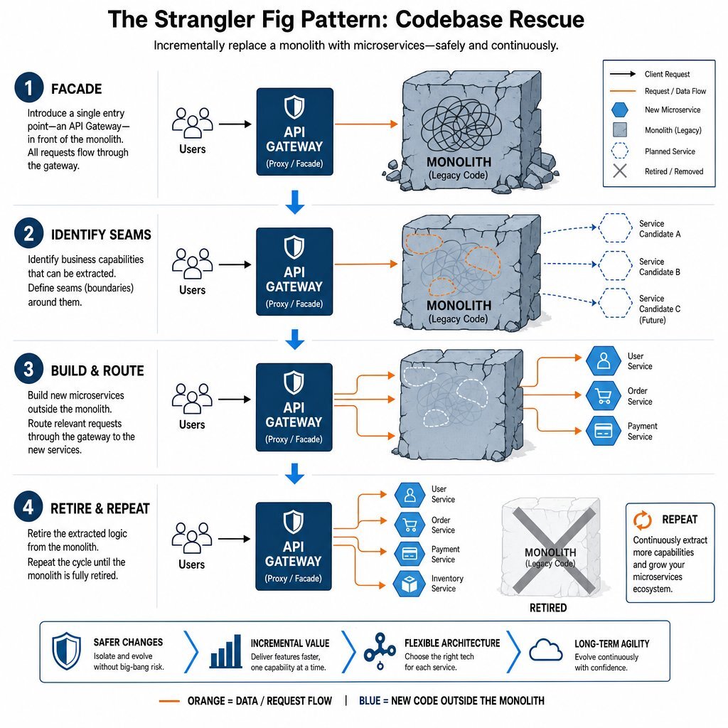 Visualization: The Strangler Fig Rescue Pattern