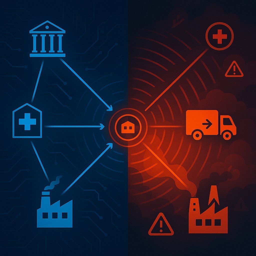 Cascading Supply Chain Cyberattack Impact