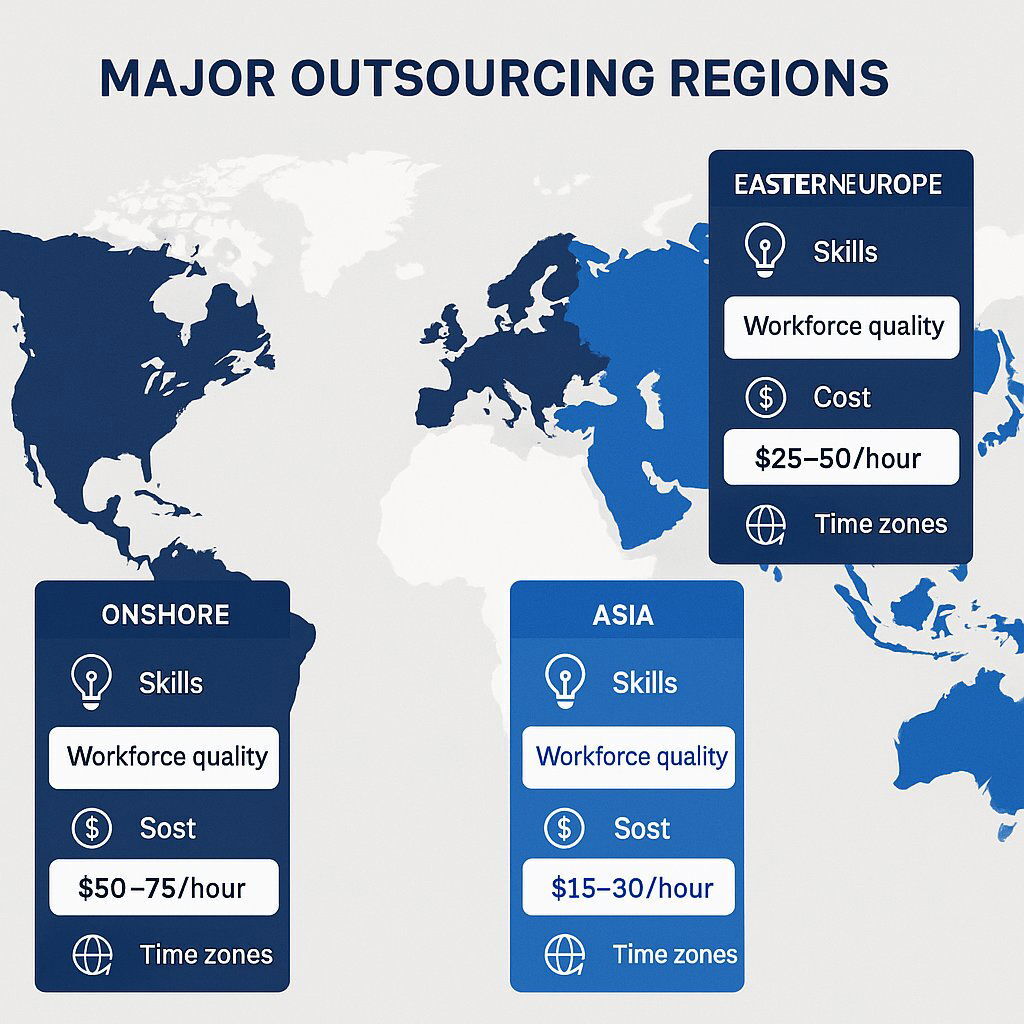 Comparing Top Outsourcing Locations
