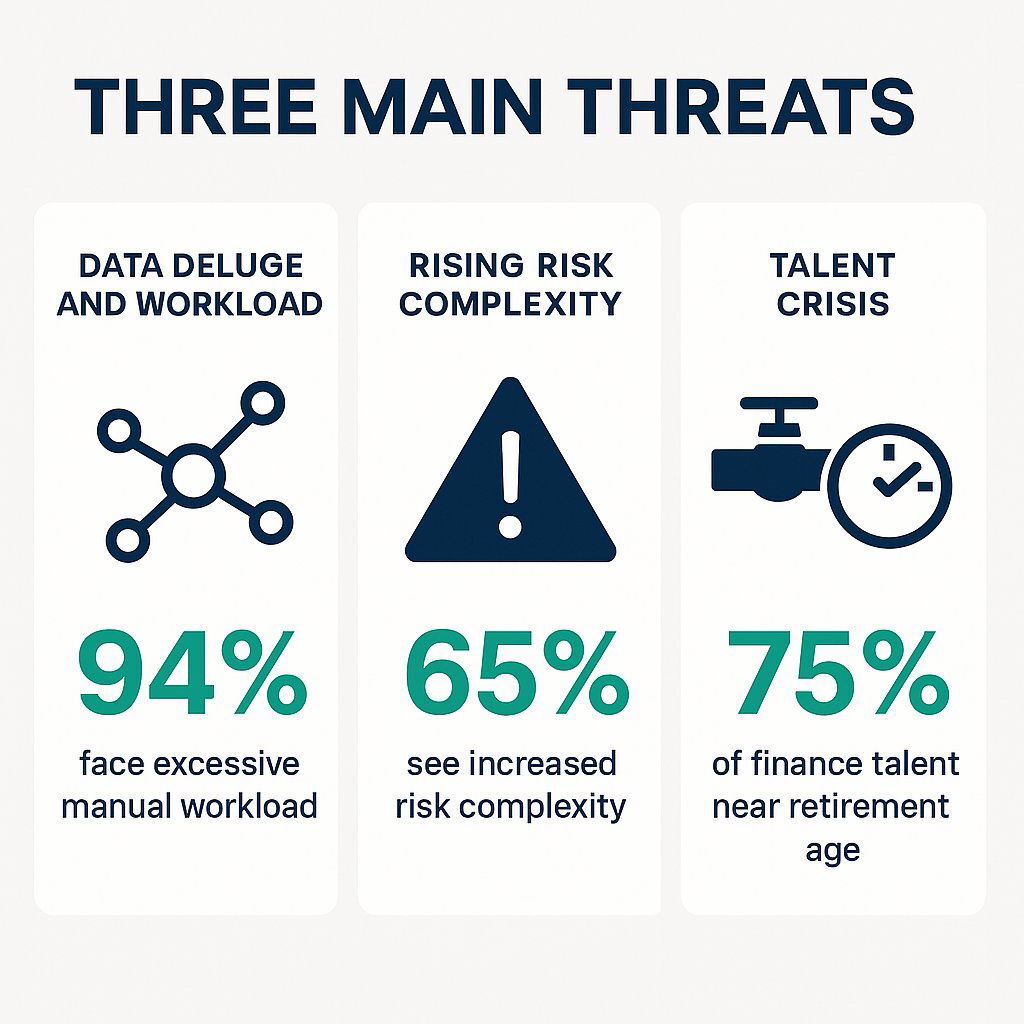 Infographic: Major Threats to Traditional Finance Functions